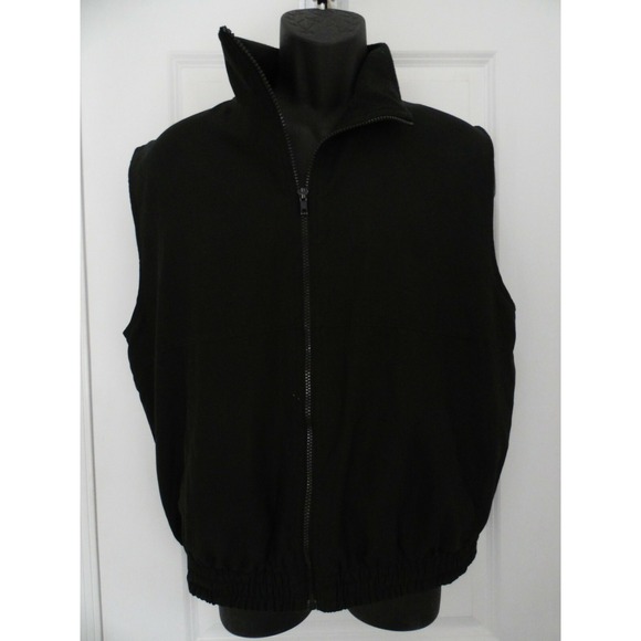 Weatherproof Garment Company Mens Black Full Zip Performance Vest Size Medium - Picture 1 of 6